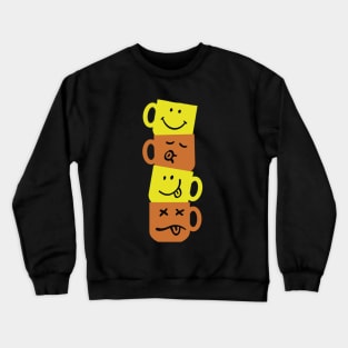 Coffee Cup Emoji Crewneck Sweatshirt